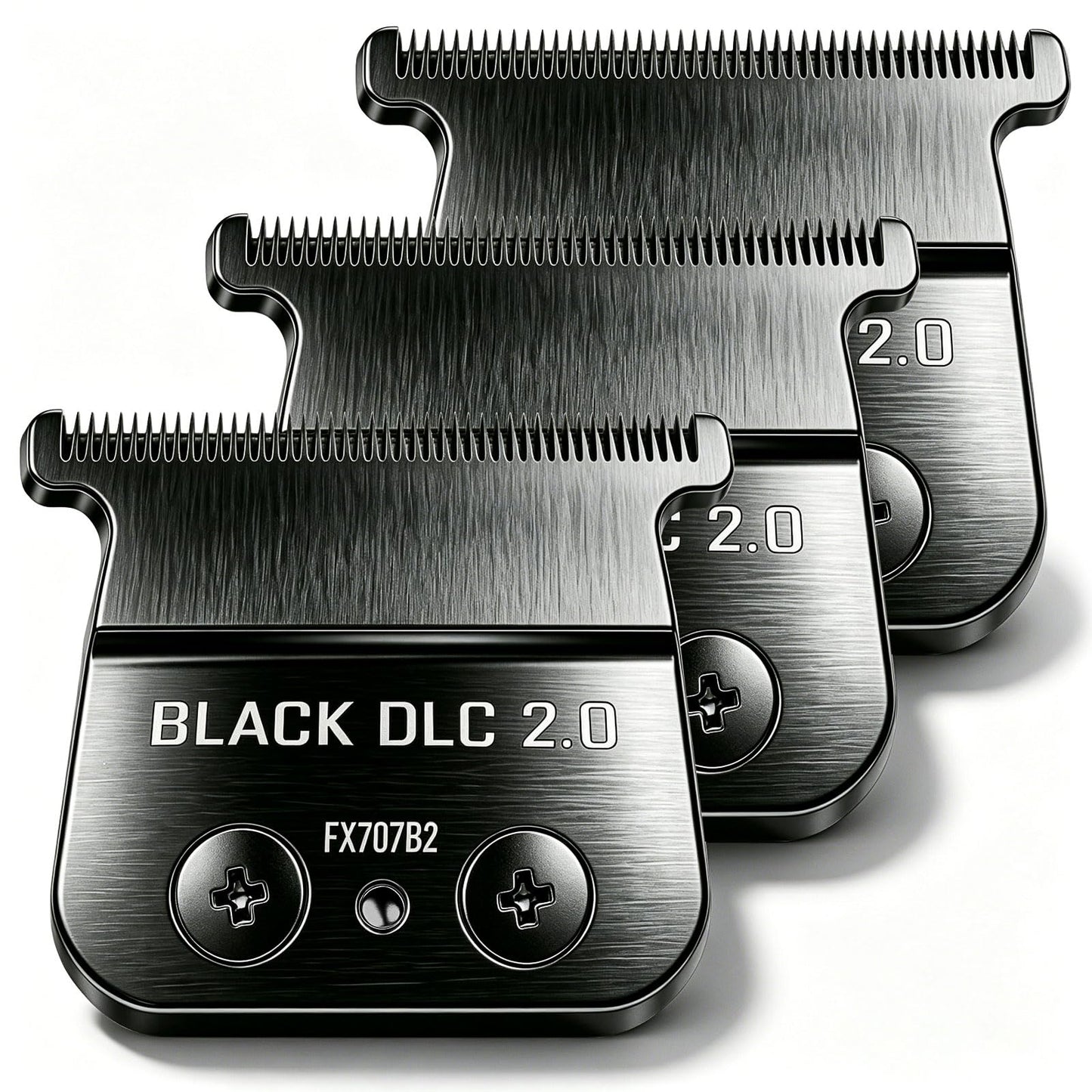 Replacement Blade for BaByliss PRO Hair Trimmers (FX787, FX799) and LoPROFX Trimmers (FX726, FX729) (Black/3PCS)