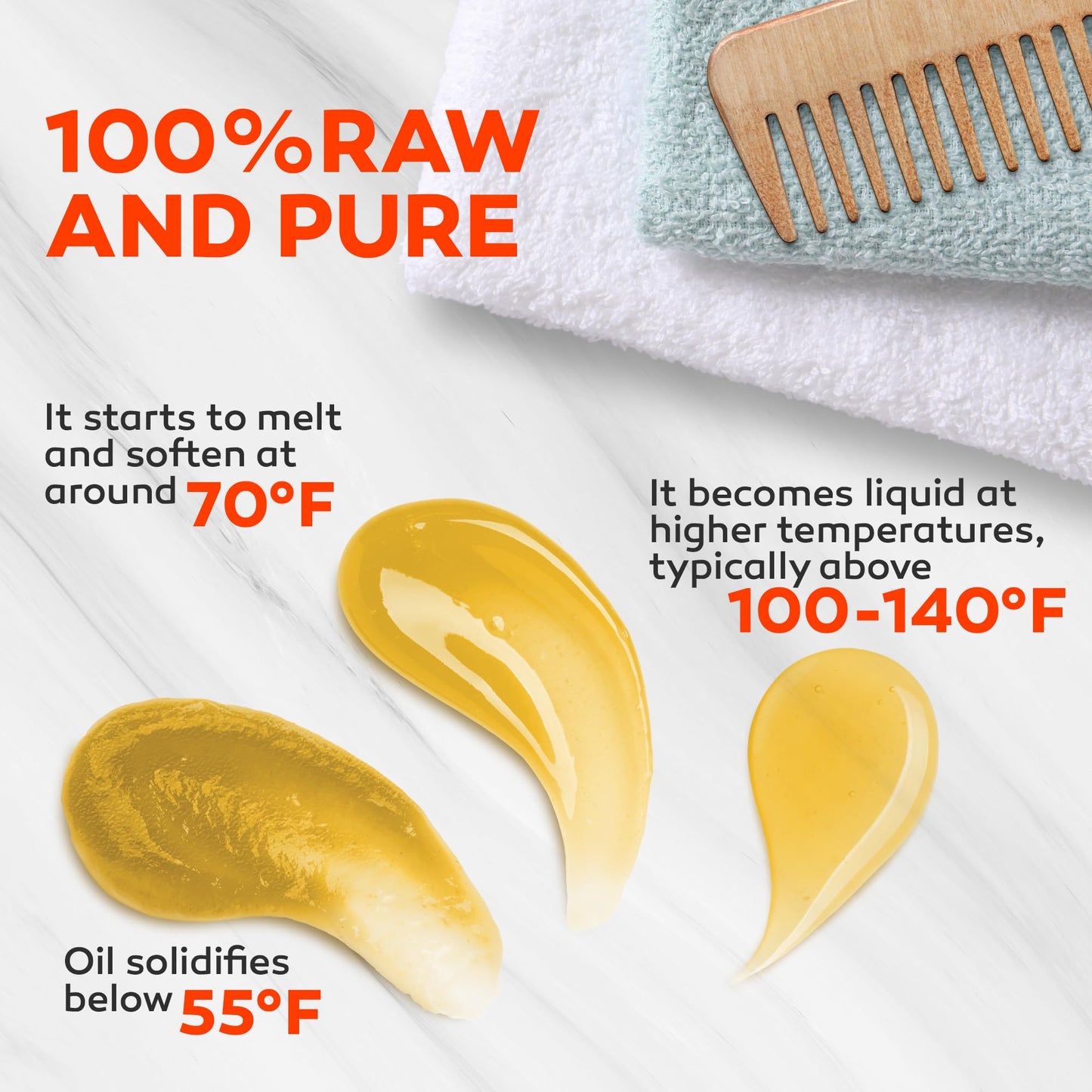 Raw Batana Oil for Hair Growth - Unrefined Pure 100% Organic Natural Batana From Honduras, Dr. Sebi Unrefined for Thick and Strong Natural Hair, Cold Pressed Cosmetic Scalp Mask Men & Women 3.8 OZ