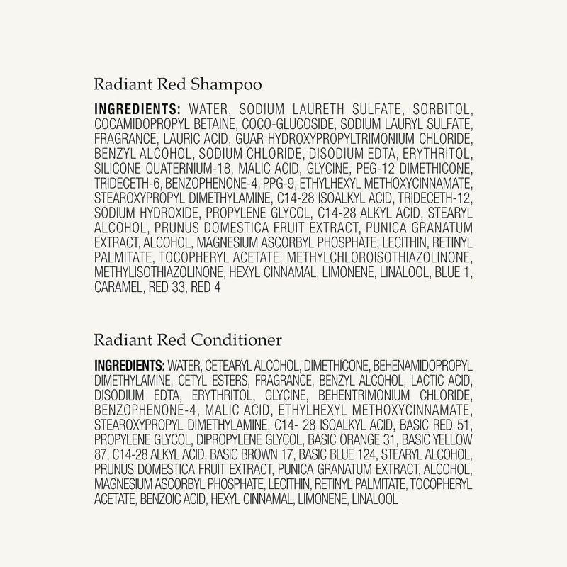 John Frieda Radiant Red Shampoo & Conditioner Bundle - Boost Color & Shine, 8.3 Fl Oz | Pack of 2
