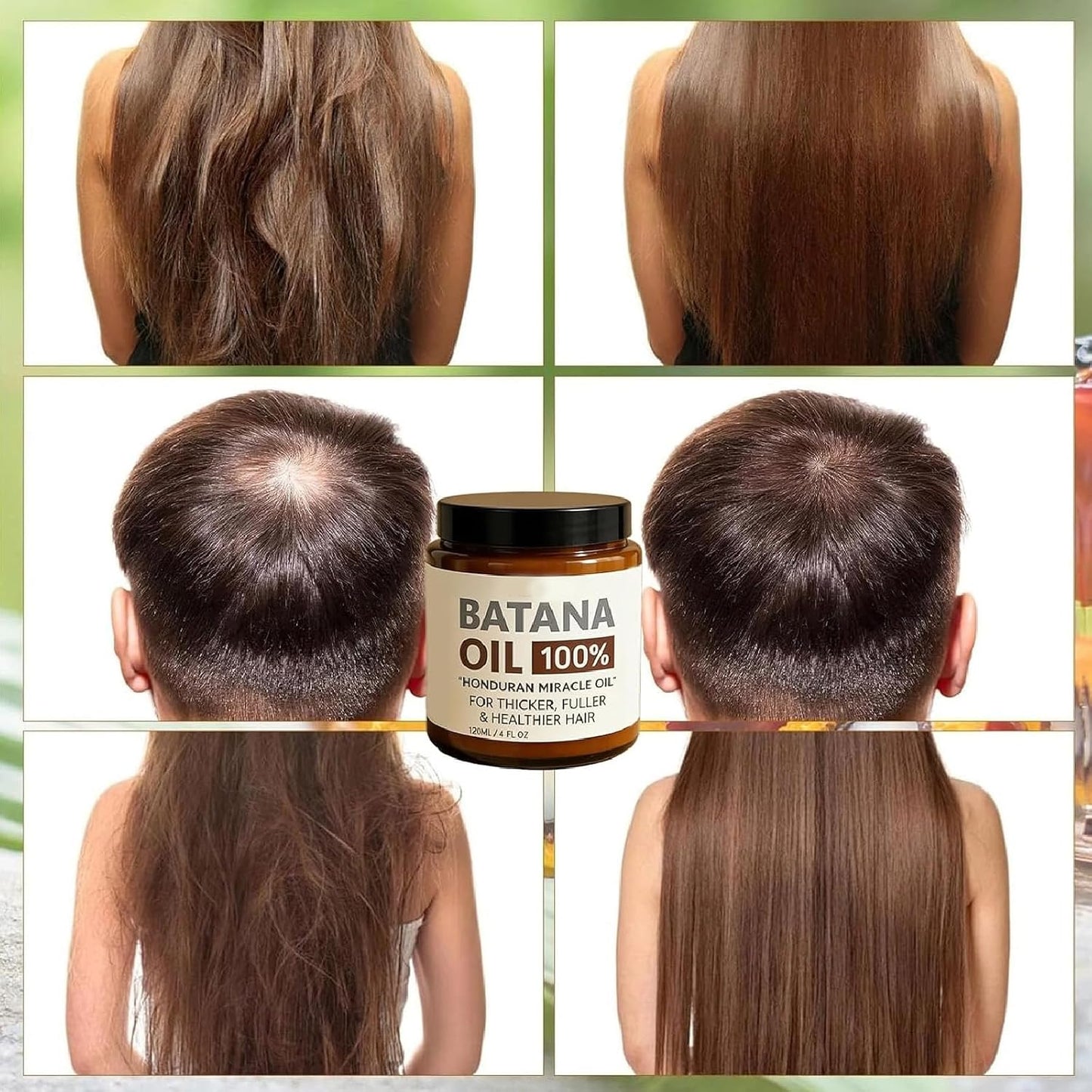 Batana Oil for Hair Growth - 100% Pure Hydrating Oil for Thicker, Stronger Hair | All Hair Types
