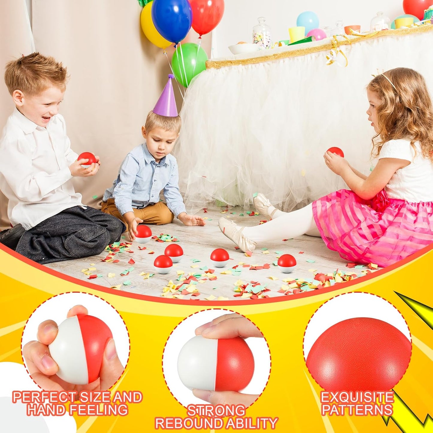 Cartoon Animation Themed Stress Balls - Sensory Fidget Toys for Kids | Anime Birthday Party Favors & Goodie Bag Stuffers