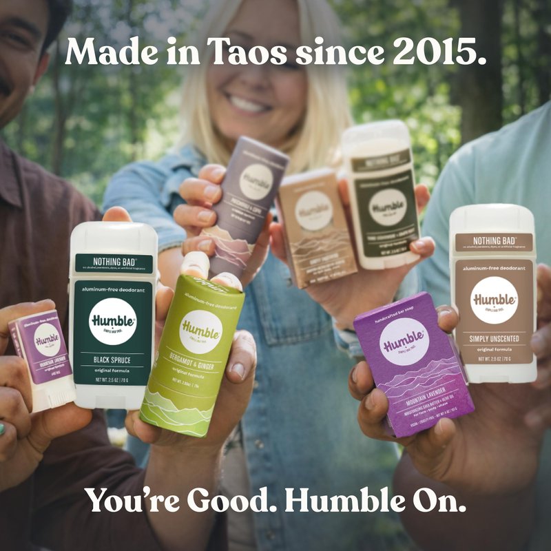 Humble Aluminum-Free Deodorant for Women & Men, Simply Unscented - Clean & Fresh Natural Deodorant Stick with Essential Oils for Long-Lasting Odor Control - 3 Pack
