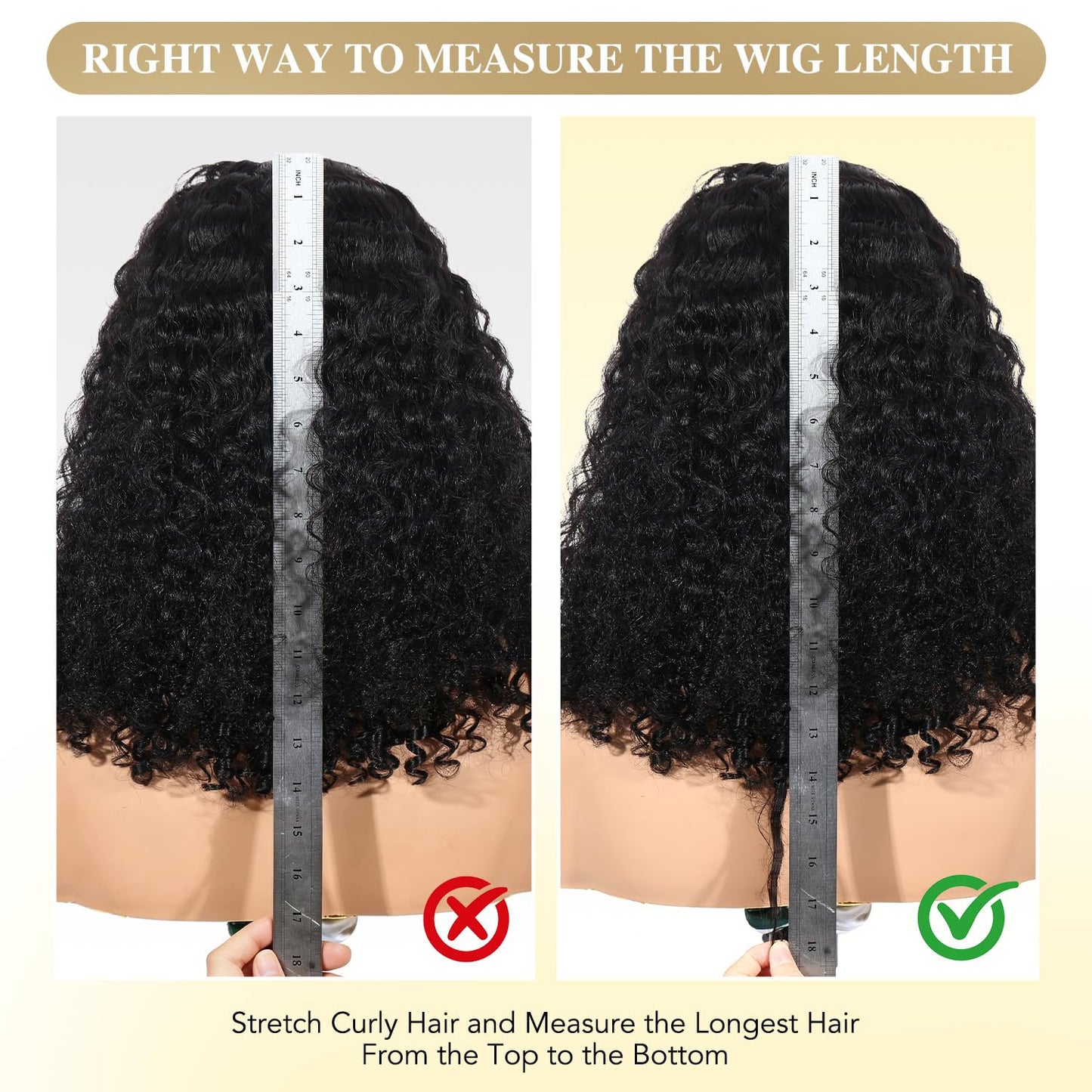 Burmese Curly Human Hair Half Wig - 18 Inch 200% Density Glueless Deep Wave | Natural Color, Seamless Flip Over Design