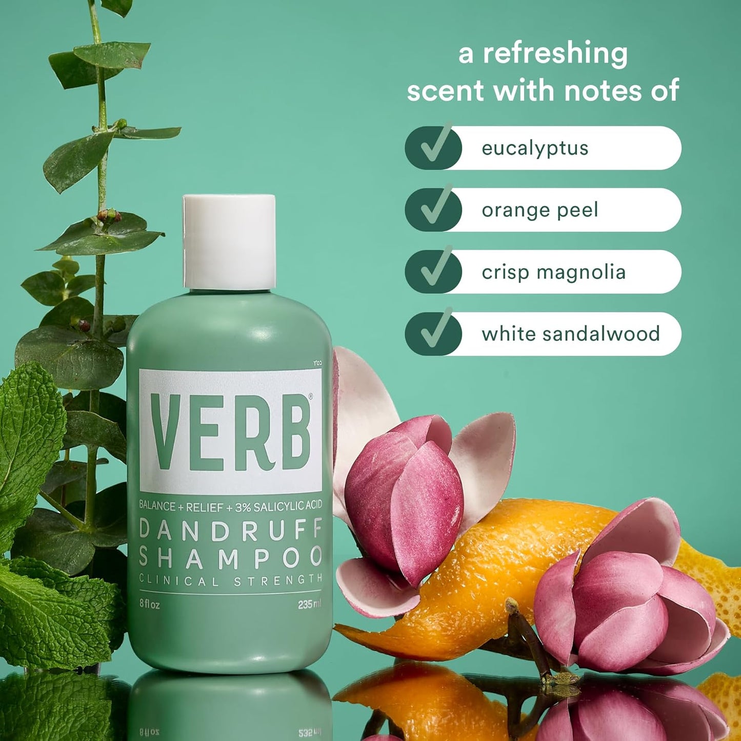Dandruff Shampoo - Clinical Strength Relief with 3% Salicylic Acid | Gentle Cleansing Formula