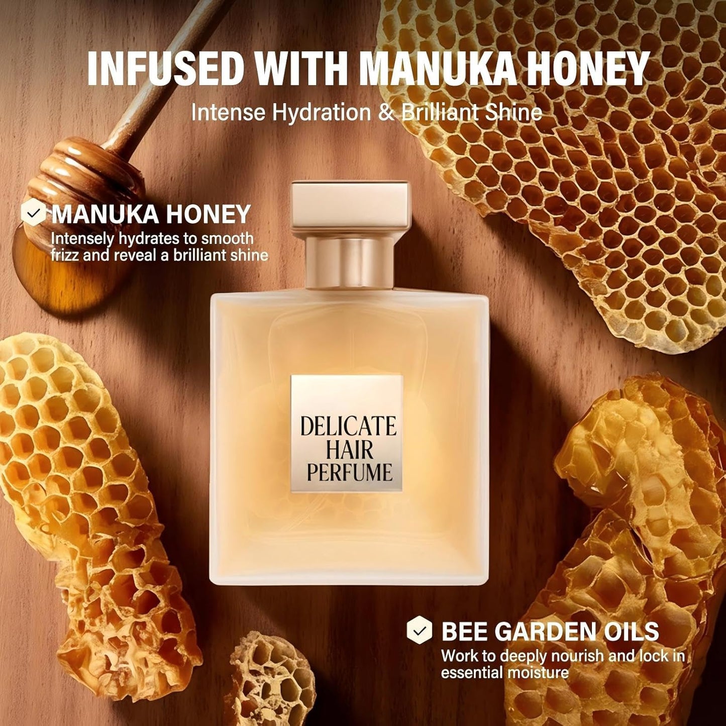 Hair Perfume for Women - 50ML Natural Pheromones | Long-Lasting Fragrance for Dry, Frizzy Hair