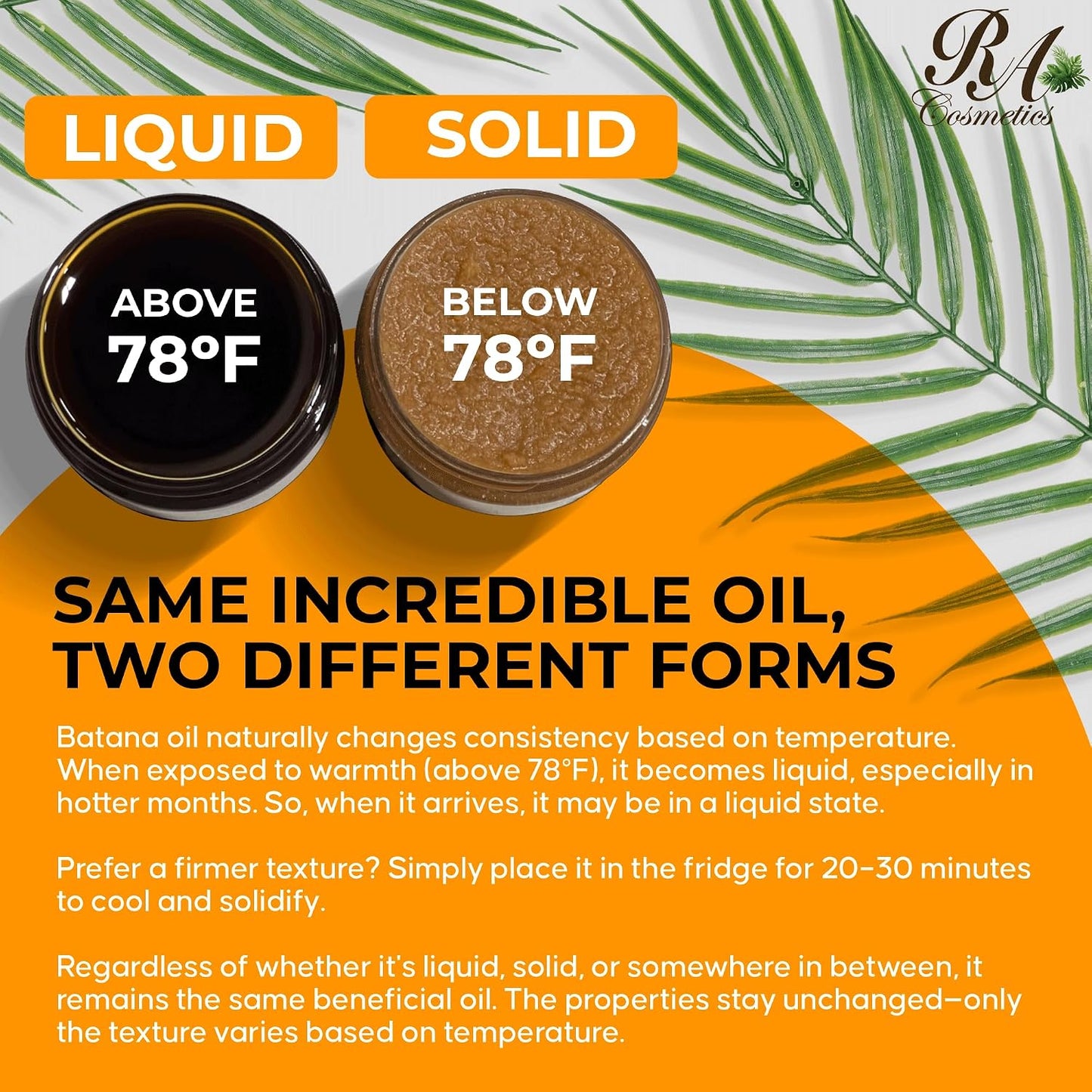 100% Natural Unrefined Batana Hair Oil - Healthy Hair Moisturizer | 16 oz | Strengthens & Nourishes Damaged Hair