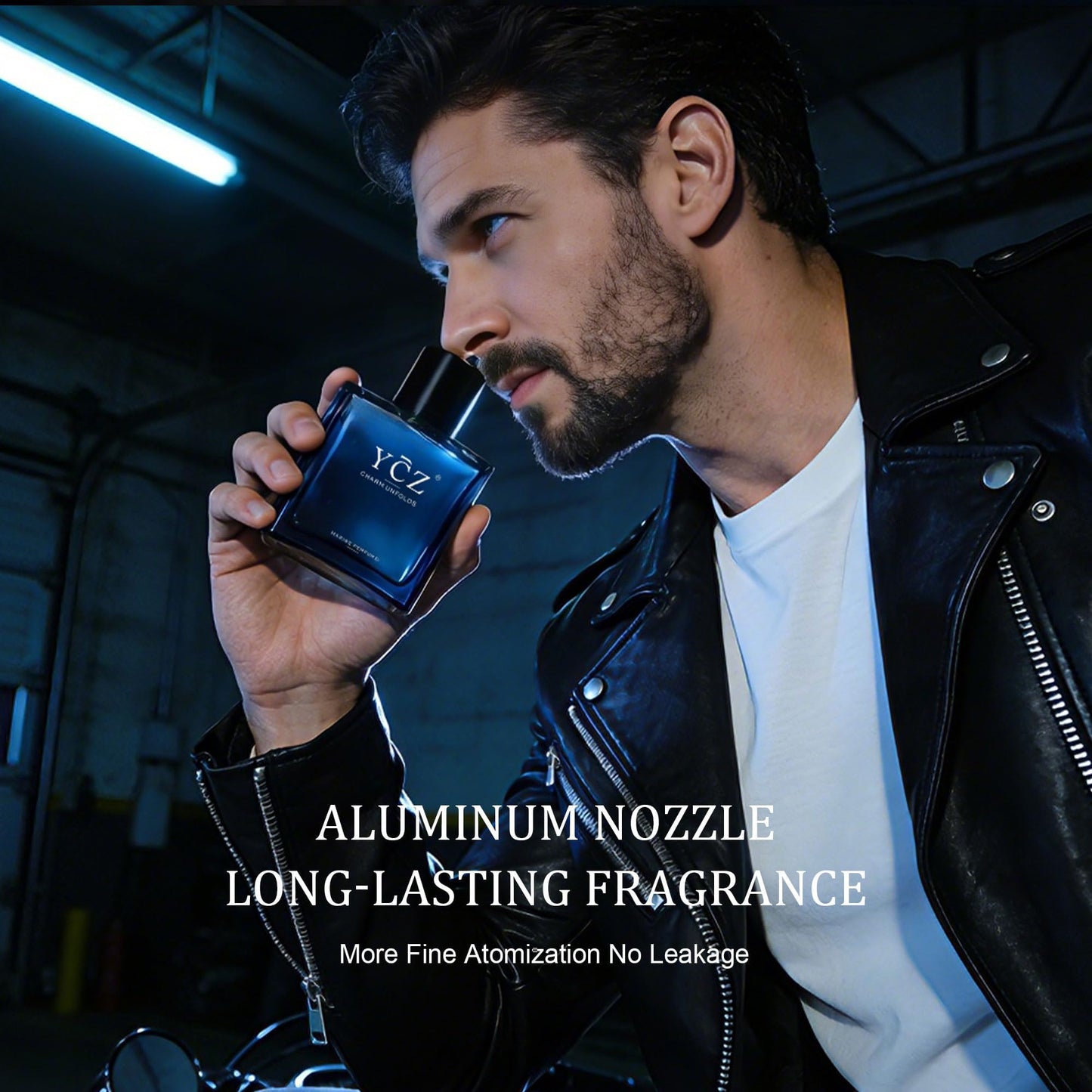 Ycz Charm Unfolds Marine Eau De Parfum for Men, Long Lasting Cologne with Fresh Marine & Oriental Woody Notes, 1.7 Fl Oz Masculine Fragrance for Daily Wear, Date Night, Travel & Gifts for Men