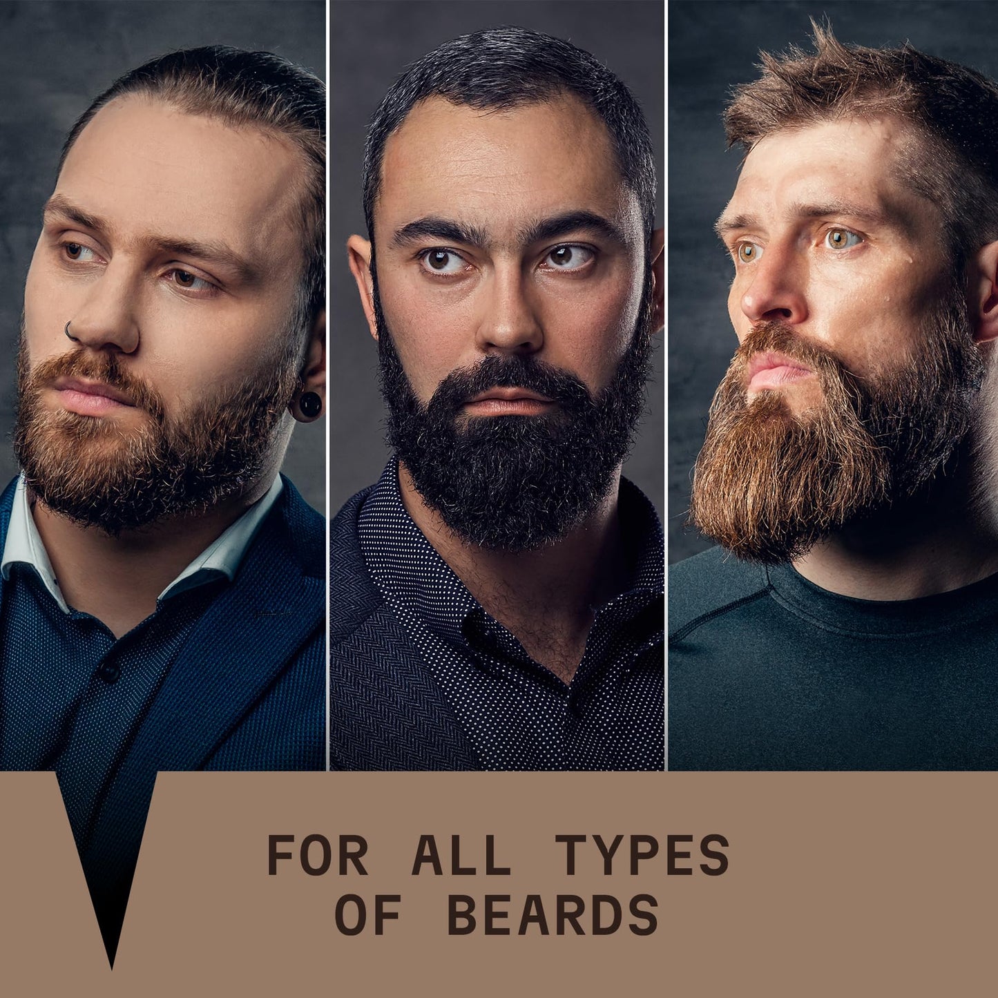 Striking Viking Sandalwood Beard Wash/Shampoo for Men - 17 Oz, Paraben & Sulfate Free, Jojobal Oil for all Beard Types - Promotes Healthy Growth & Moisturizes