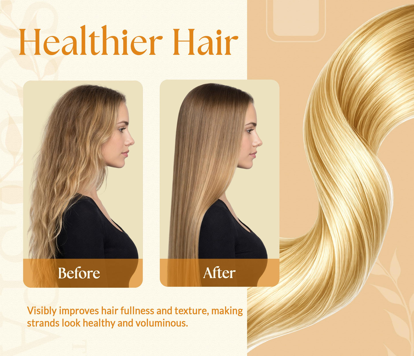 Biotin Shampoo and Conditioner Set with Keratin - 16 fl oz Each