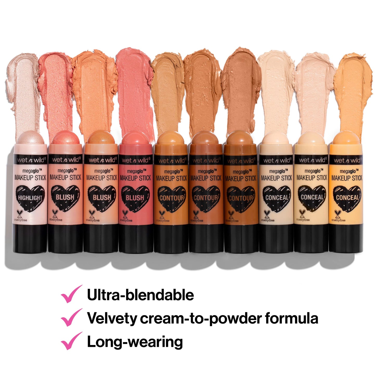 wet n wild MegaGlo Makeup Stick Conceal and Contour Neutral Follow Your Bisque,1 Ounce,807 (Pack of 2)