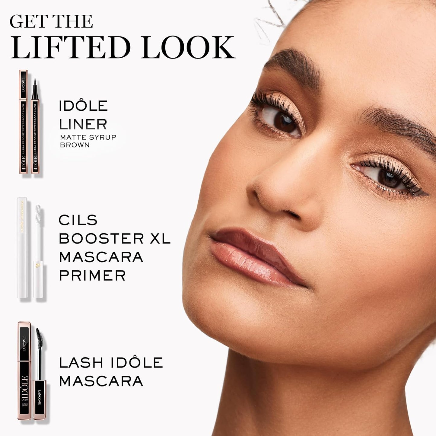 Lancôme Lash Idôle Mascara - Lash-Lifting & Volumizing Formula for Instant Volume | Smudge-Proof, 24-Hour Wear, Black