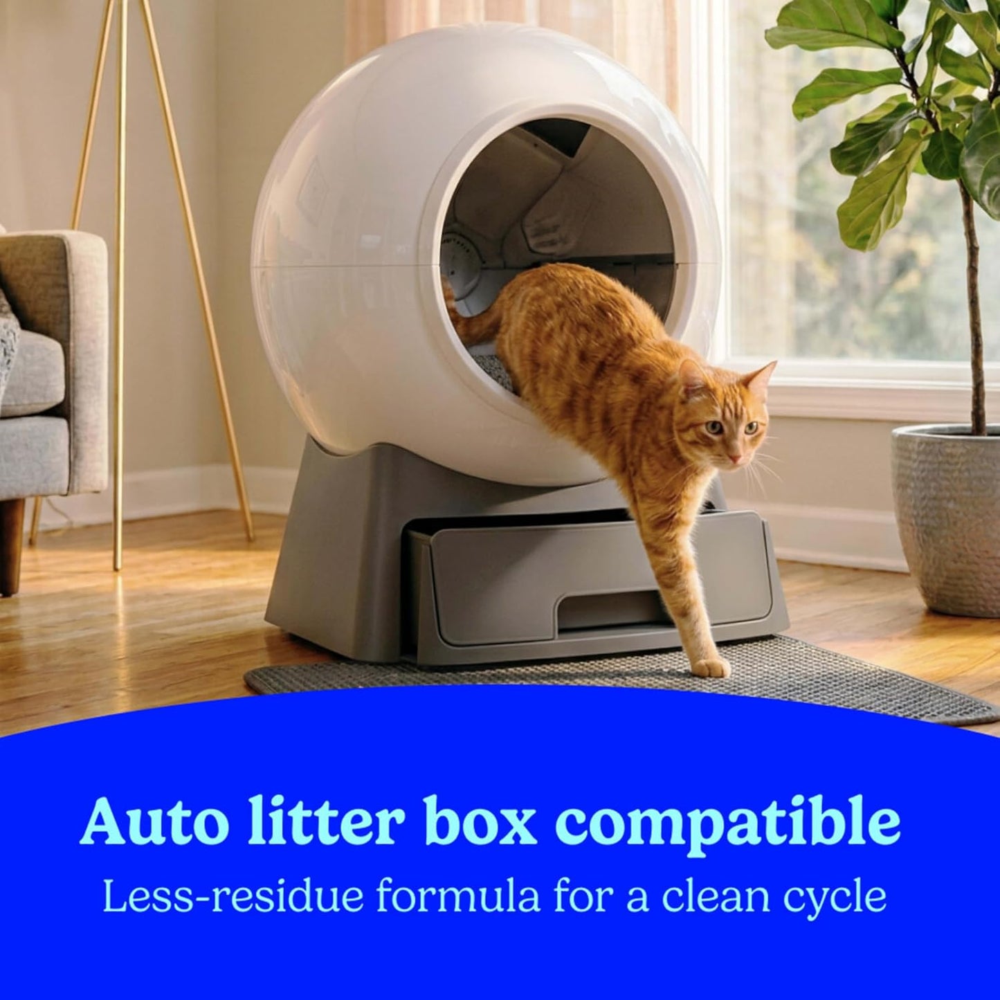 Fresh Step Cat Litter - Odor Shield Multi-Cat Clumping Formula with Febreze Freshness | 14 lb, Low Dust, Ammonia Block Technology