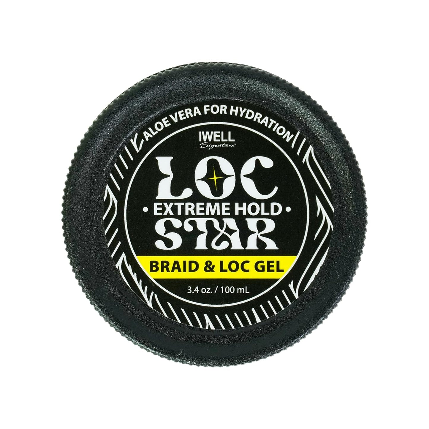 Braid & Loc Gel - Extreme Hold for Braids, Locs & Twists | 3.4 fl oz | Smooths Frizz & Tames Edges with Aloe Vera