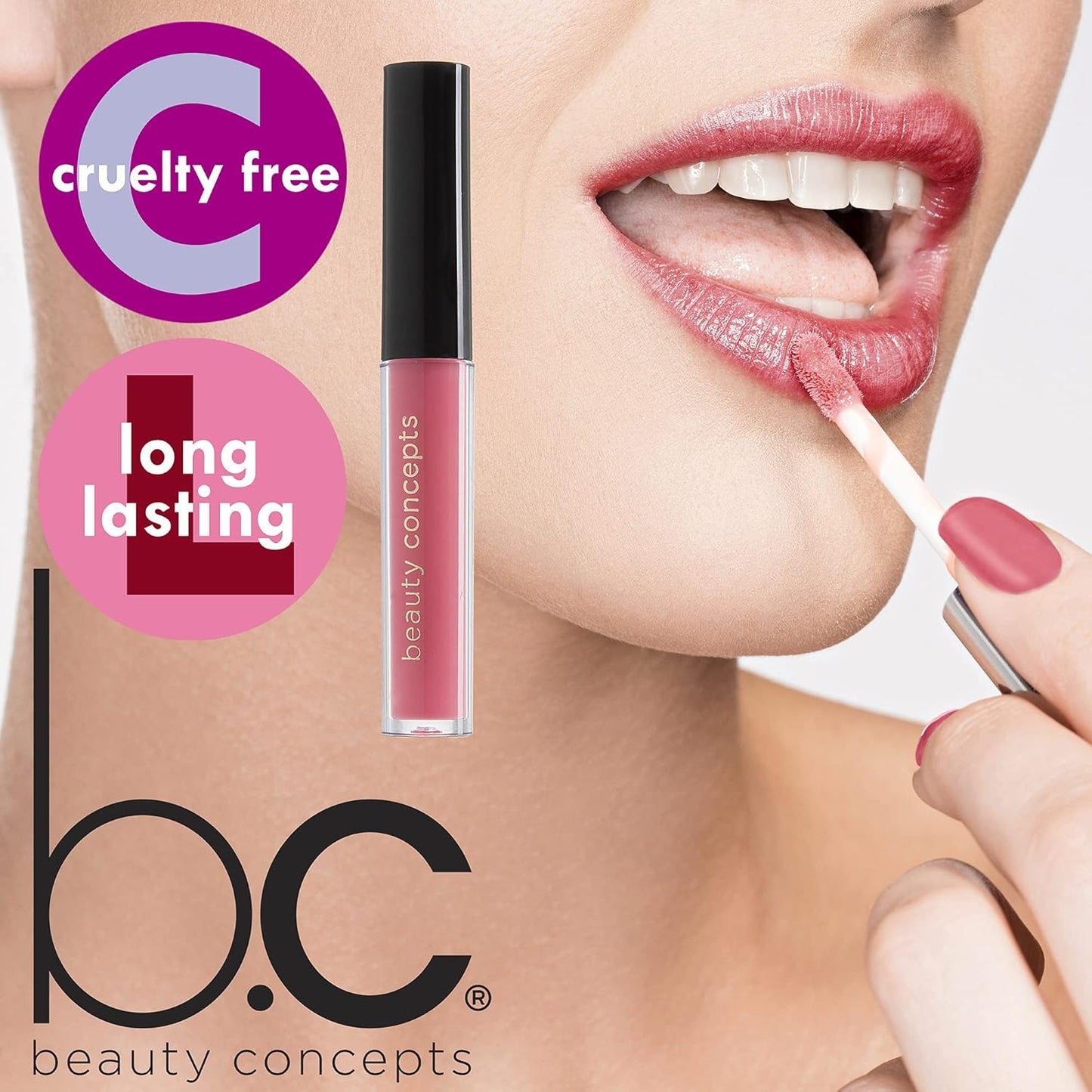 Beauty Concepts Lip Gloss Collection - Shimmering Glossy Lip Makeup Set for Radiant Finish | Neutral Shades