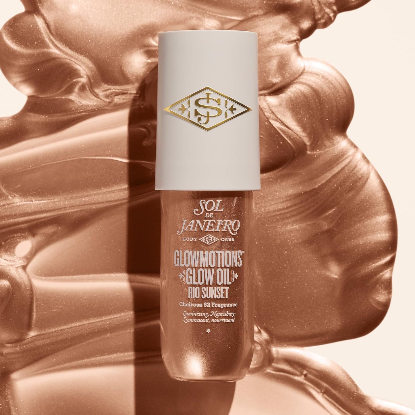 Glow Body Oil - SOL DE JANEIRO Hydrating Shimmer Oil for Radiant Skin | 3.38 oz
