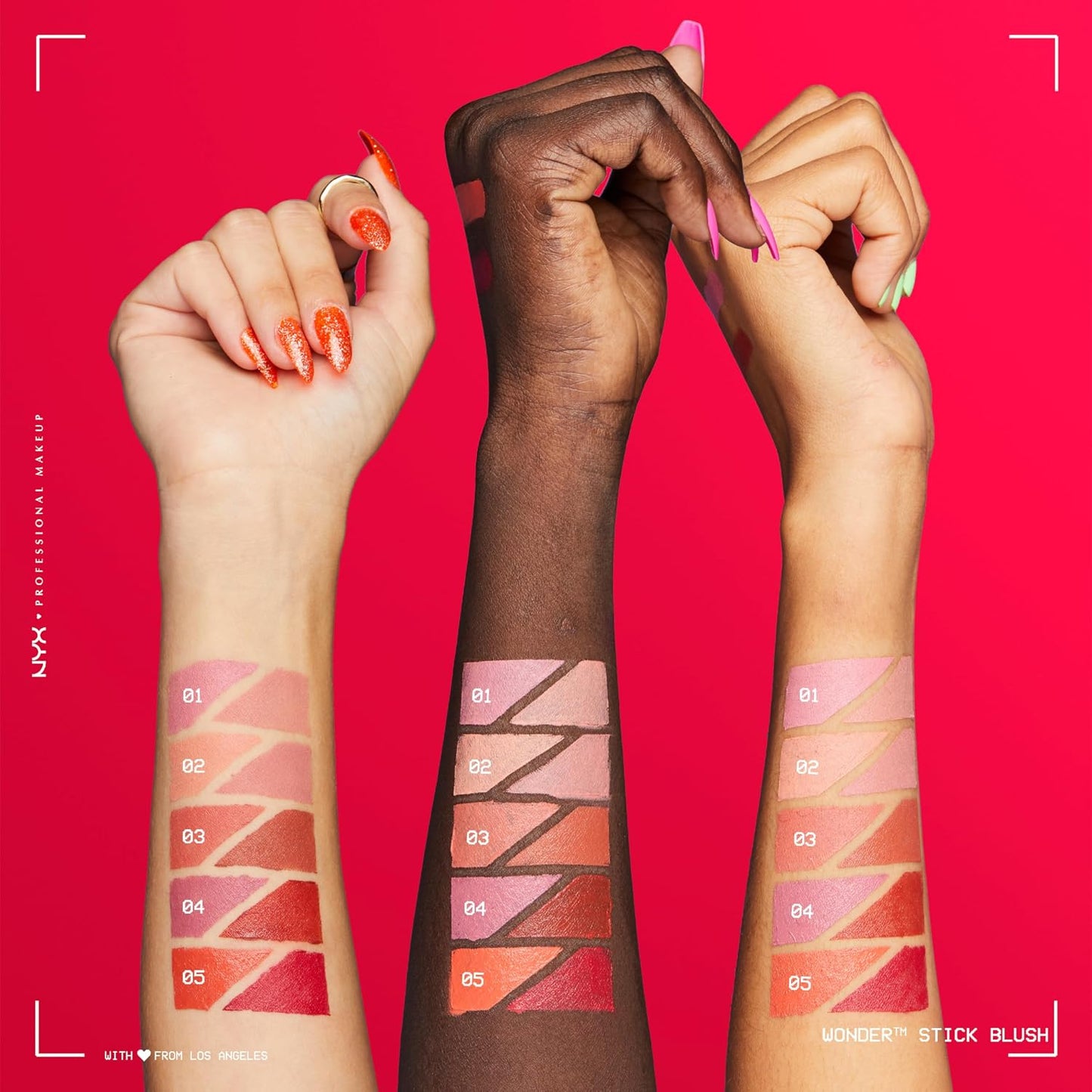 NYX Wonder Stick Blush - Hydrating Dual-Ended Cream Blush Stick | Light Peach & Baby Pink