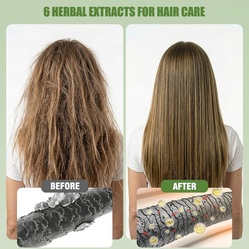 Light Brown Hair Dye Shampoo - 100% Gray Coverage, Argan Oil & Ginseng, Ammonia-Free | Long-Lasting Semi-Permanent Color for All