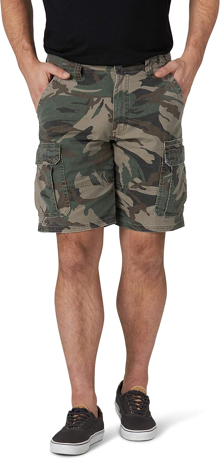 Men's Classic Cargo Stretch Shorts - Wrangler Authentics | Comfortable Fit, Versatile Style