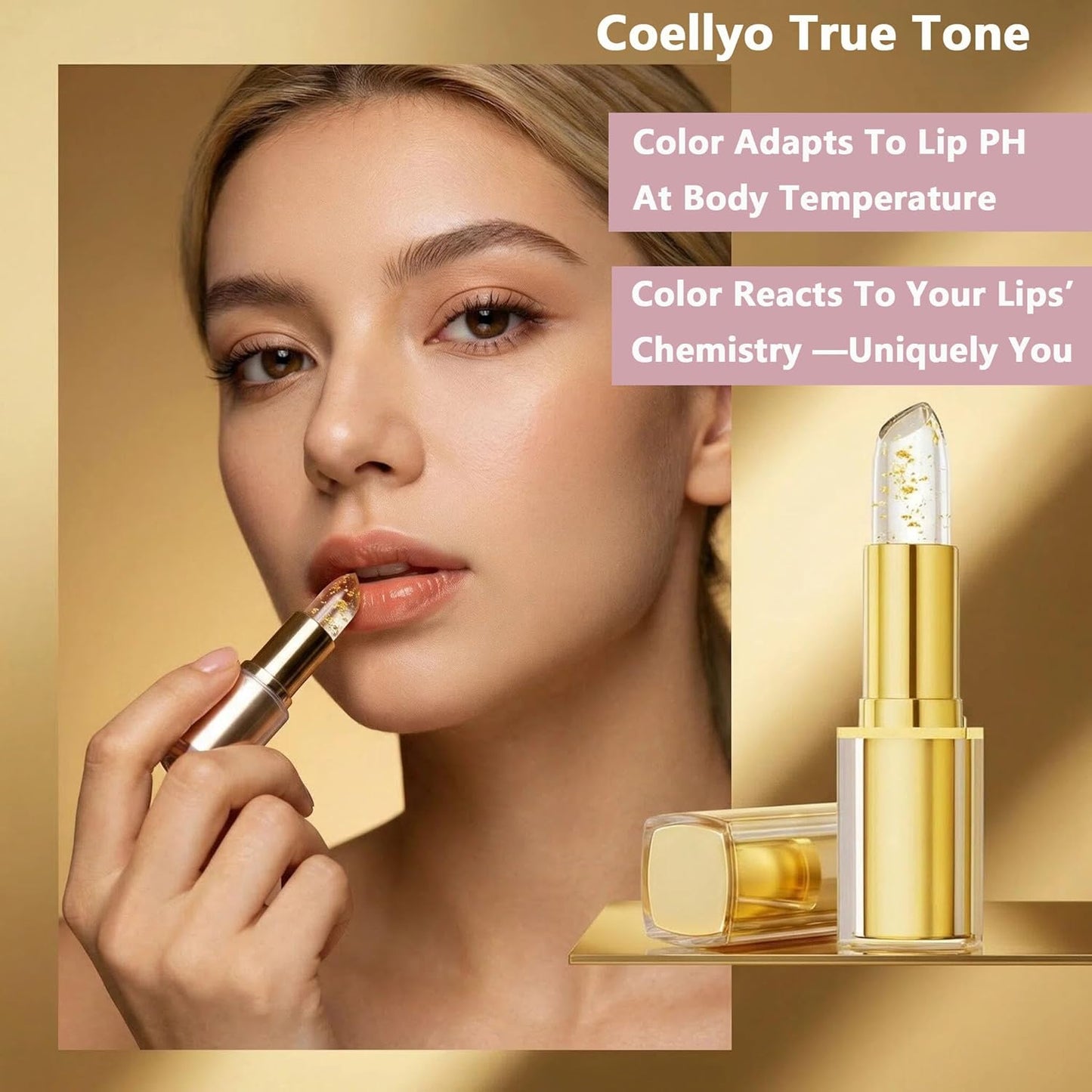 pH Adjusting Lipstick - Color-Changing Hydrating Formula for All Skin Tones | 1 Piece