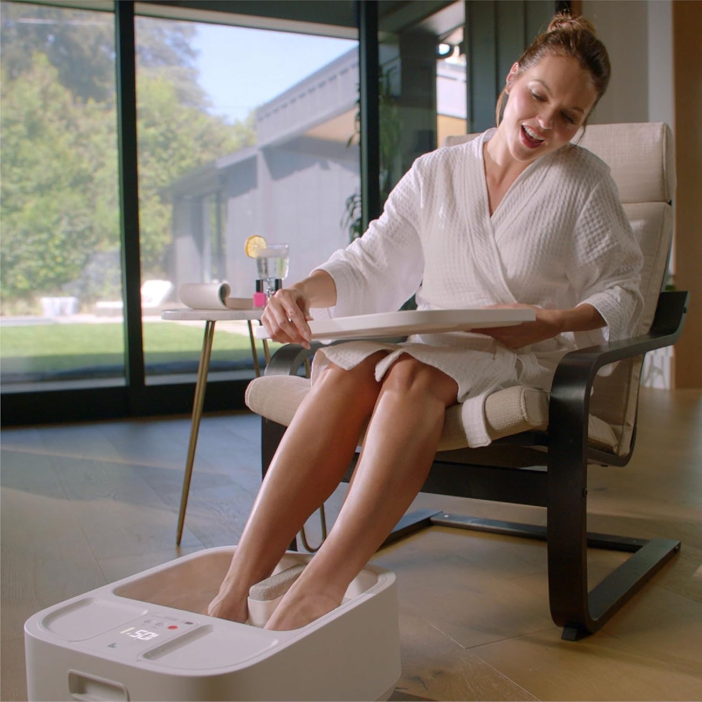 Heated Foot Bath Spa with Bubble Jets & Massage Rollers - XL Soaking Tub for Relaxation & Callus Removal