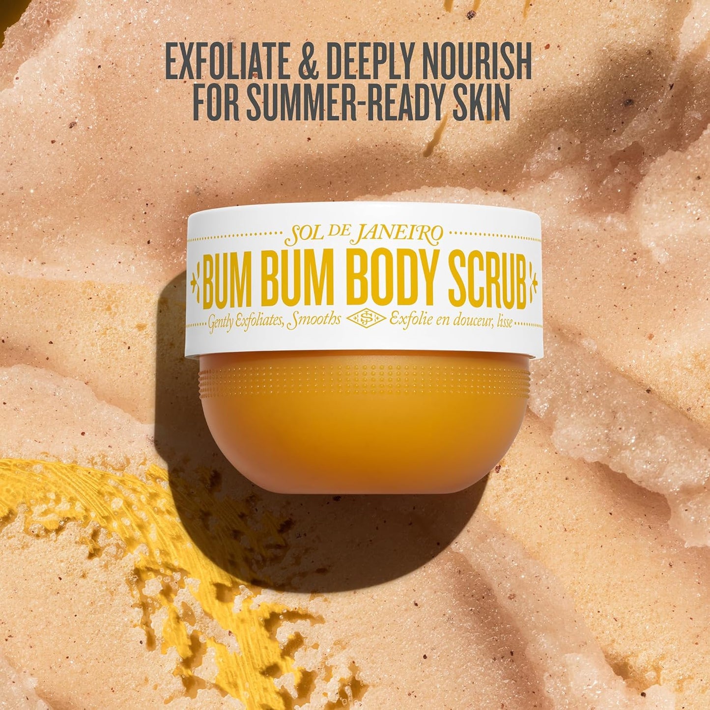 Bum Bum Body Scrub - Exfoliating Sugar Scrub for Smooth Skin | 8 oz