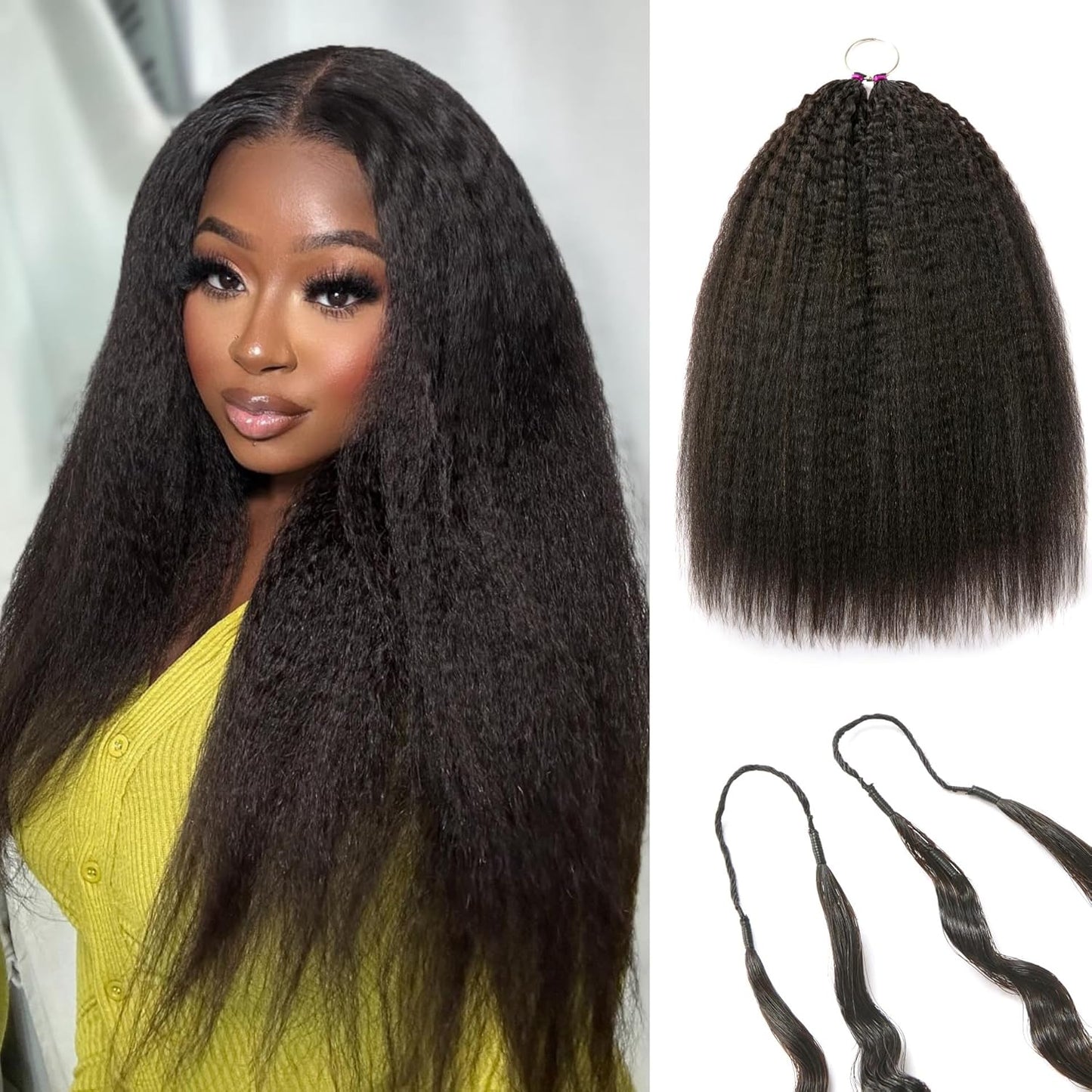 Deep Wave Crochet Hair Extensions for Black Women - 16 Inch, Balayage Brown, Pre-Separated & Lightweight, Tangle-Free