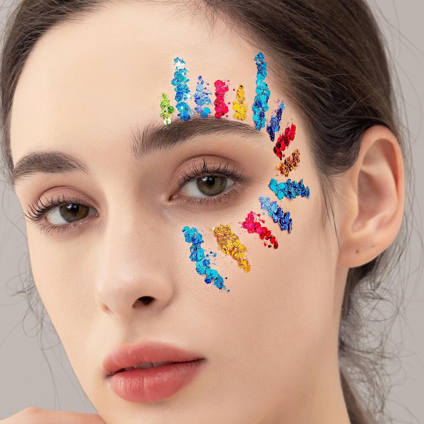 12 Colors Face Glitter Gel | Glow in The Dark Body Glitter for Festivals - Perfect for Women
