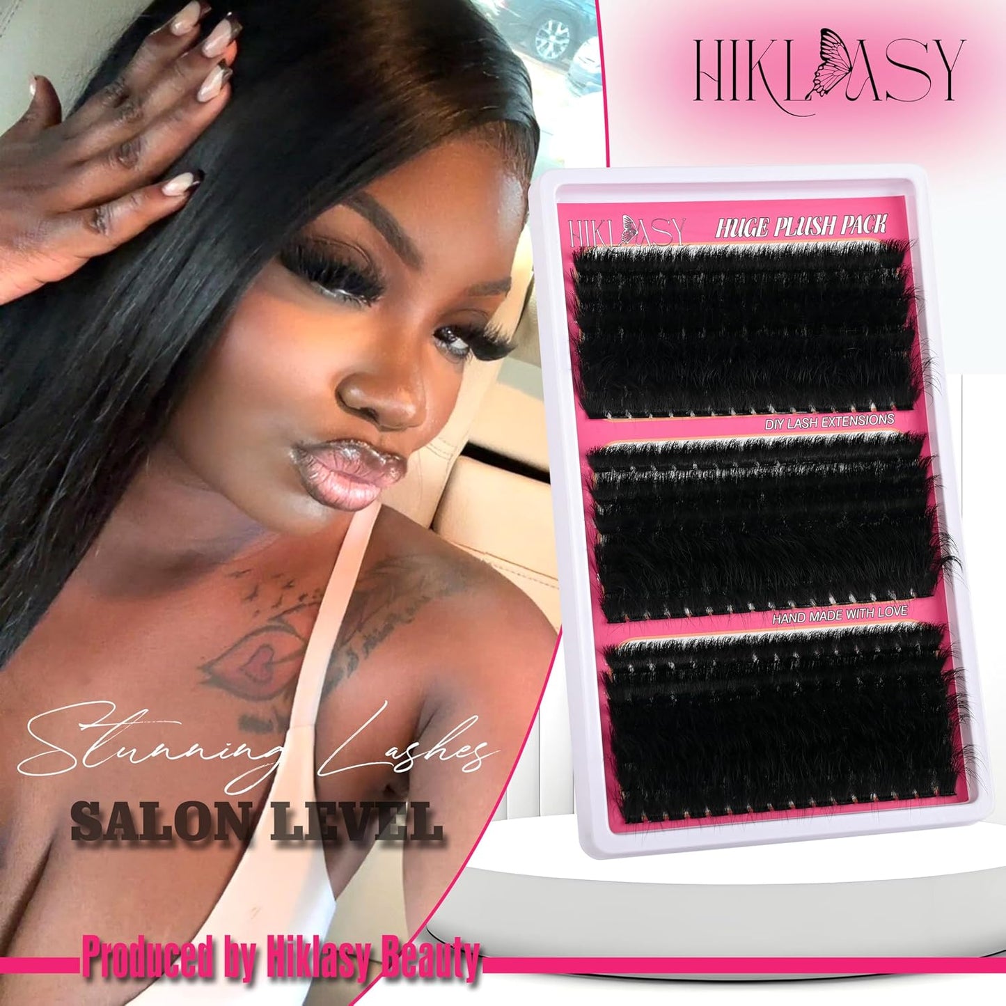 Lash Clusters - Volume Fake Lashes Extensions 12-22mm | 288pcs Dramatic Wispy & Reusable