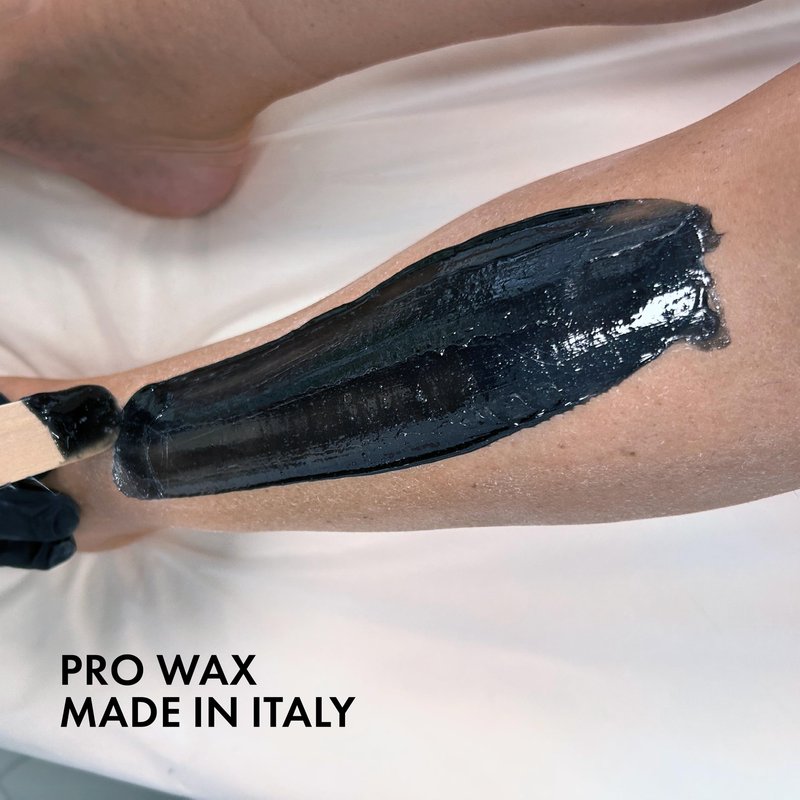 Italwax Black Magic - 0,45Kg / 1lb - Hard wax beads for hair removal - Scent free - Synthetic formulation ideal for sensitive skins - Recommended for Bikini Area and Armpits