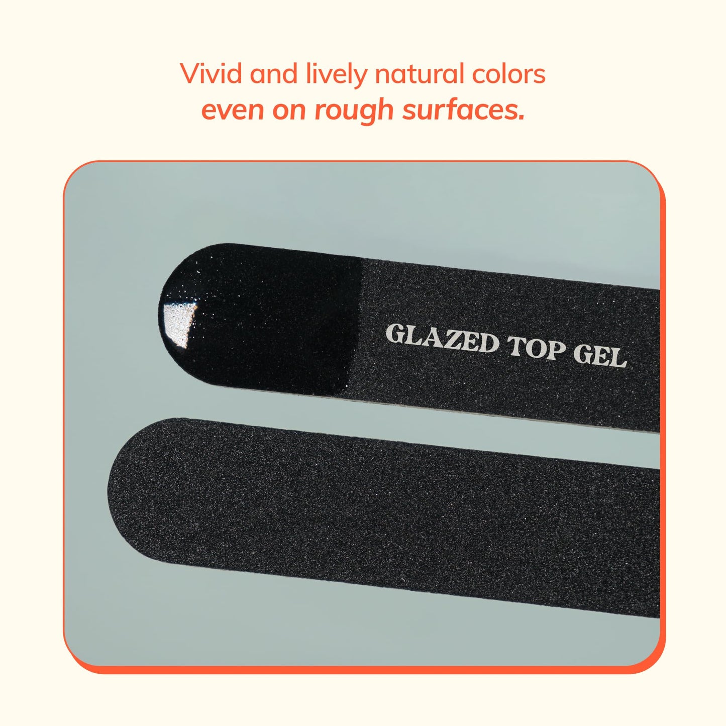 heyhae Glazed Top Gel for Semi-Cured Gel Nail Strip | Non Wipe High Gloss Gel Top Coat (0.23 fl.oz)