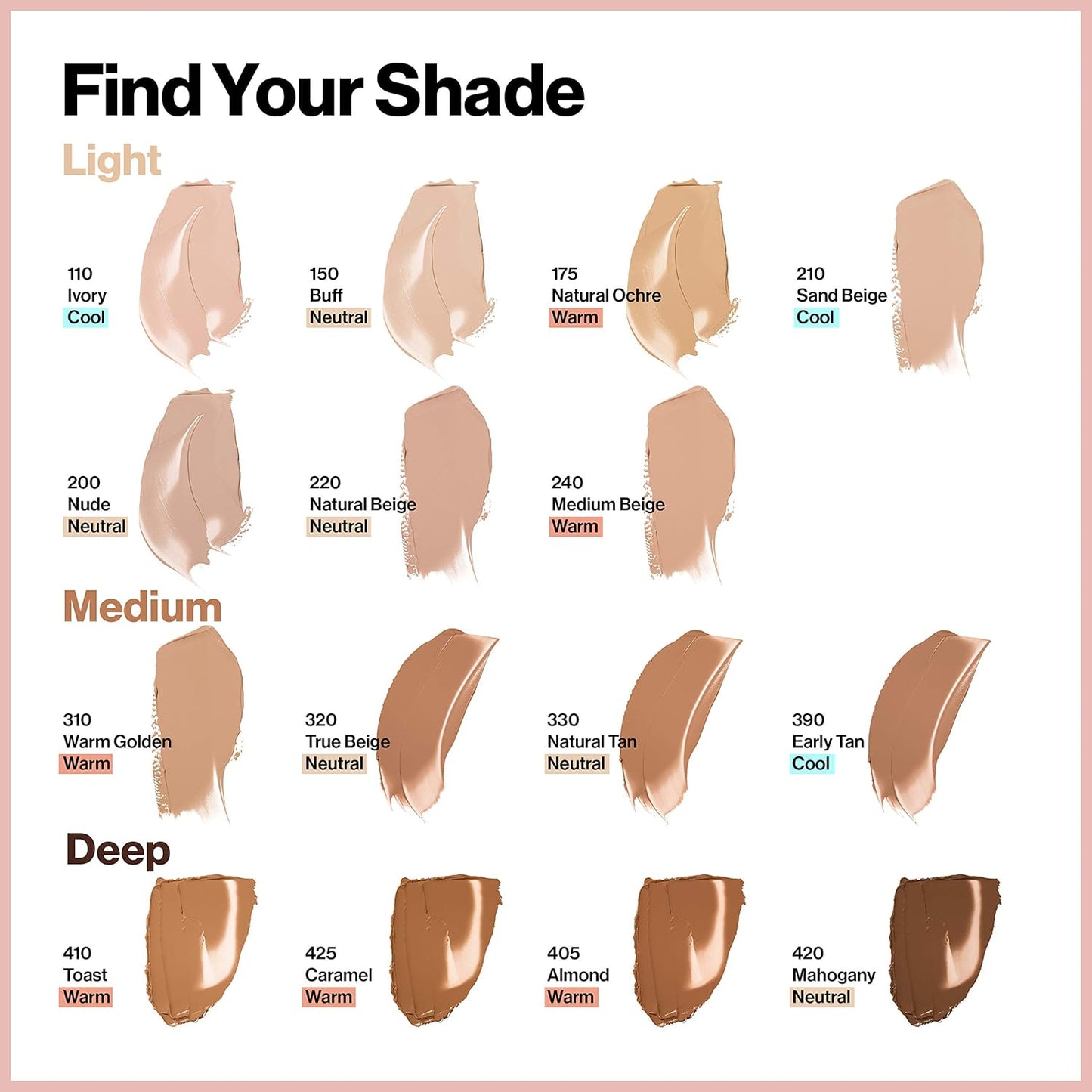 Revlon ColorStay Full Cover Matte Foundation - Heat & Sweat Resistant, Almond (405), 1.0 oz