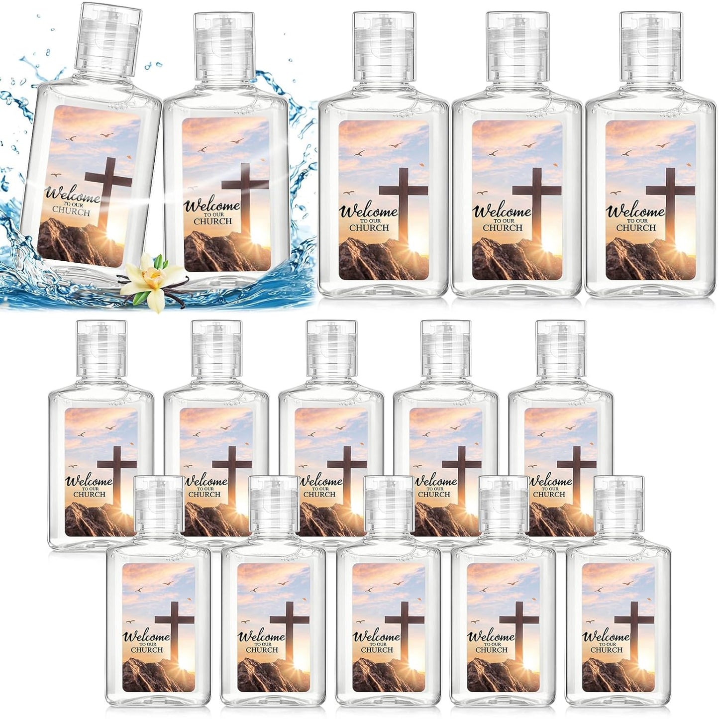 Travel Size Hand Soap - 24 Pack Mini Scented Foaming Sanitizer | 1fl oz Liquid Soaps for Hotels & Parties (Orange)