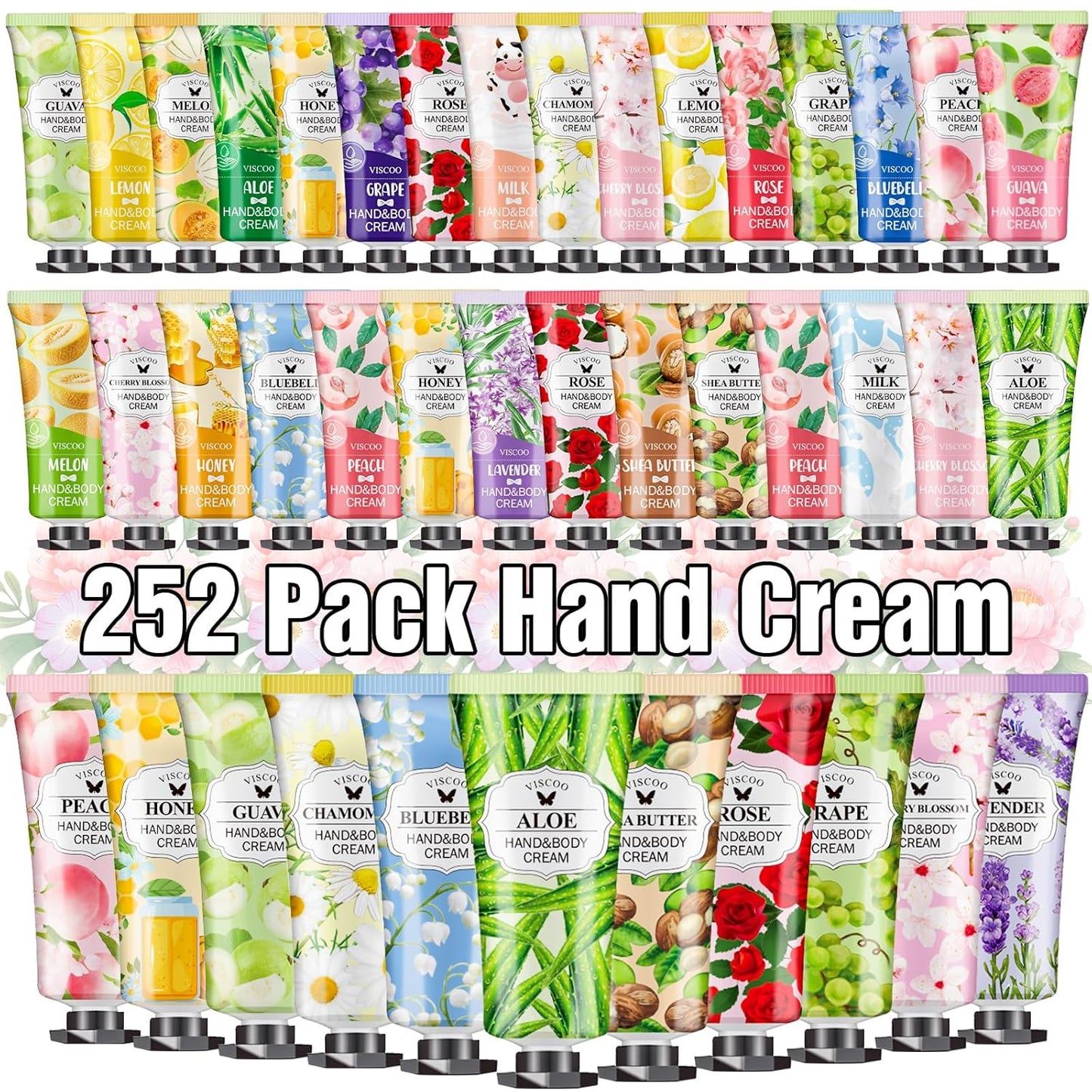 Hand Cream Gift Set - 42 Pack Moisturizing Mini Lotions for Women | Perfect Teacher Appreciation & Graduation Gifts