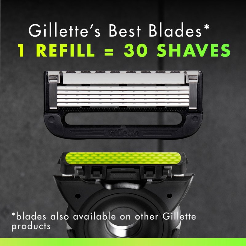 Gillette Labs Razor Blade Shaving Refills for Men, 6 count