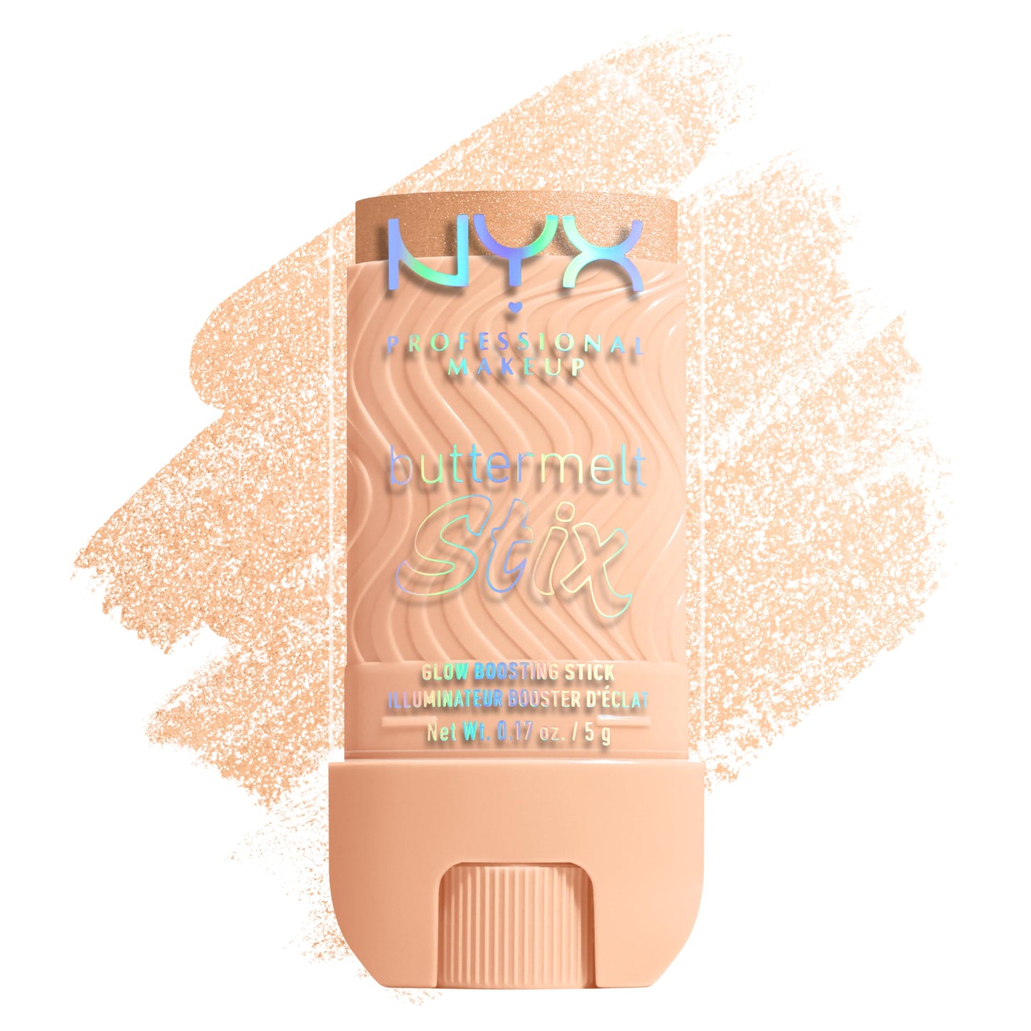 NYX PROFESSIONAL MAKEUP Buttermelt Glaze Stix, Non-Greasy Highlighter Stick With Up To 8HR Make Up Wear - 06 A Whole Melt (Gold)
