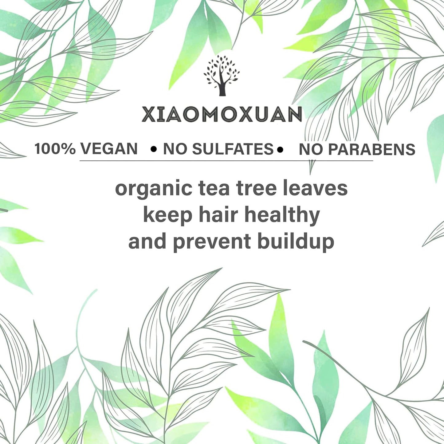 Organic Tea Tree Deep Conditioning Hair Mask & Leave-In Conditioner | Sulfate-Free Treatment for Damaged Hair