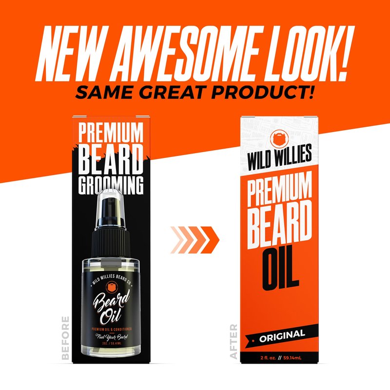 Wild Willies Beard Oil for Men - Natural ingredients Promote Deep Conditioning - Removes Itch & Dandruff - Deep Softening Treatment - Best Beard Oil & Conditioner - 2 Fl Oz, (Pack of 2)