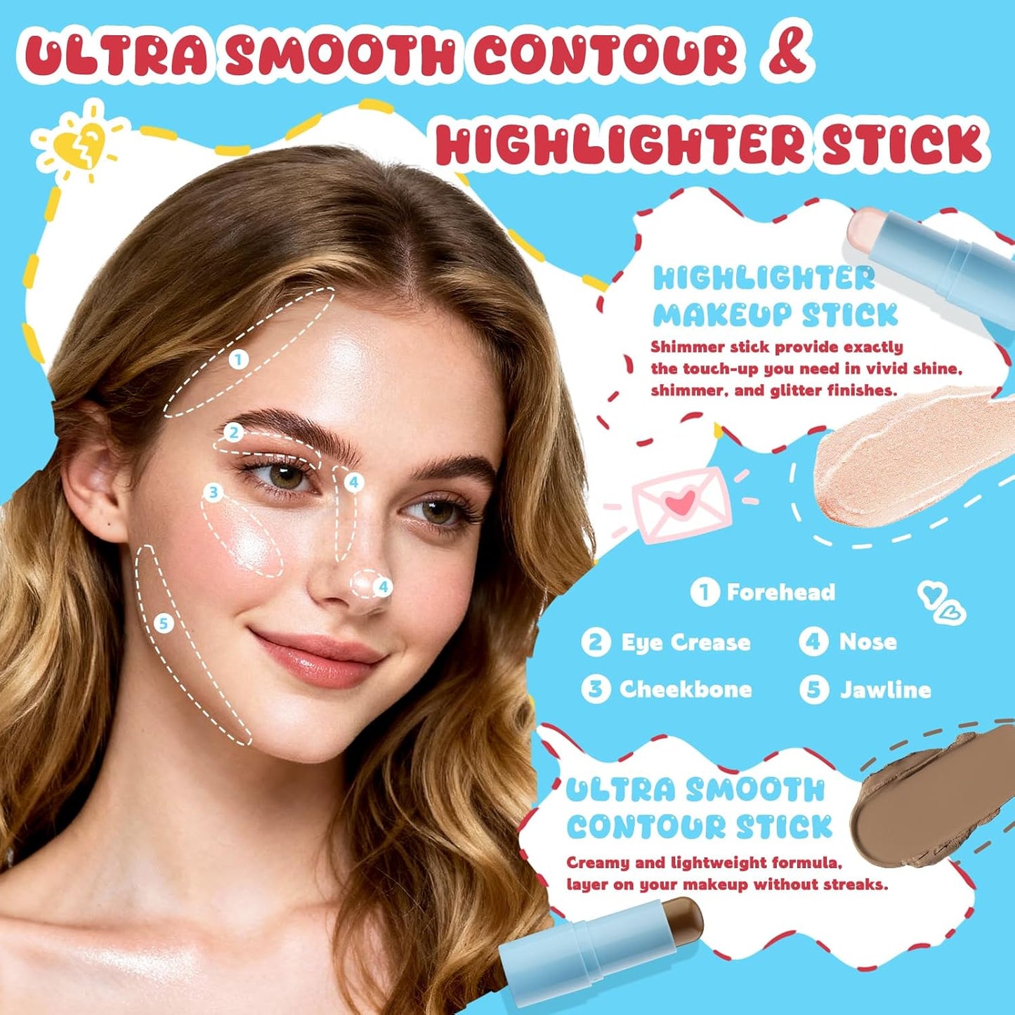 All In One Makeup Kit for Teen Girls - Complete Set with Bag, Eyeshadow, Blush, Lipgloss & More | Travel-Friendly