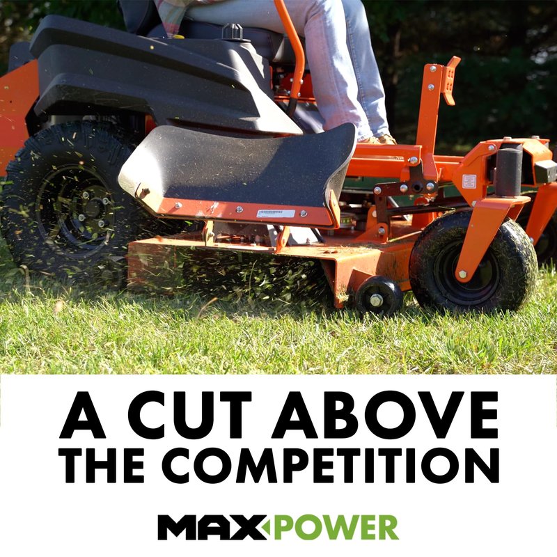 MaxPower 561544B 2-Blade Set for 46 Inch Cut MTD/Cub Cadet/Troy-Bilt Replaces 942-04244, 942-04290, 942-04244A, 742-04290, 742-04244, Black