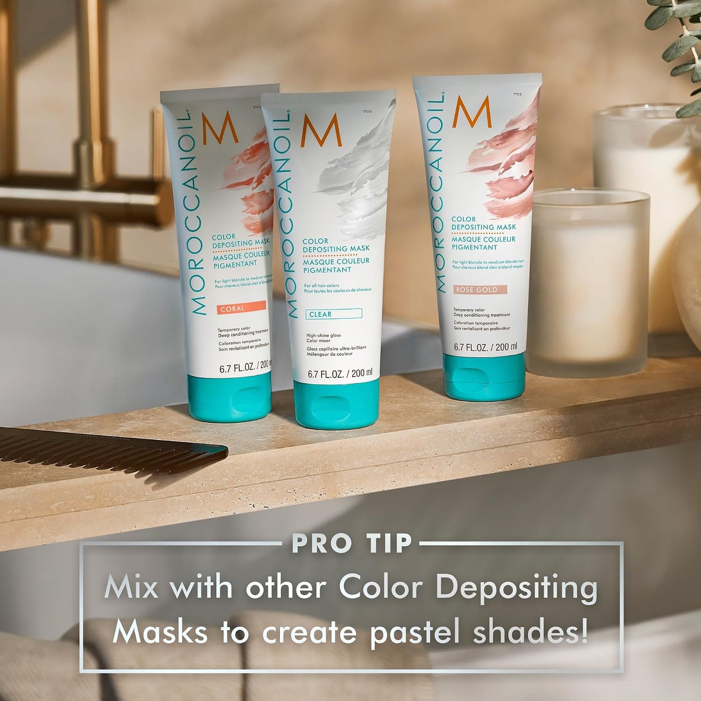 Moroccanoil Color Depositing Mask - Clear Hair Treatment for Vibrant Color Retention