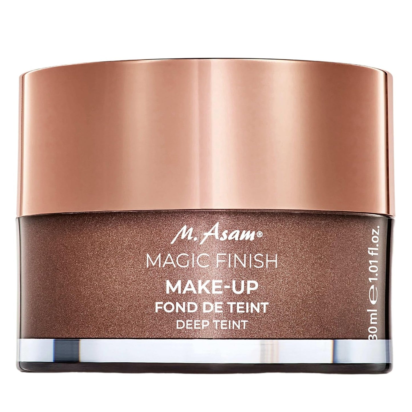 M. Asam Magic Finish Make-Up Mousse - 4-in-1 Primer, Foundation & Concealer | Vegan, Buildable Coverage for Light to Medium Skin Tones (1.01 Fl Oz)