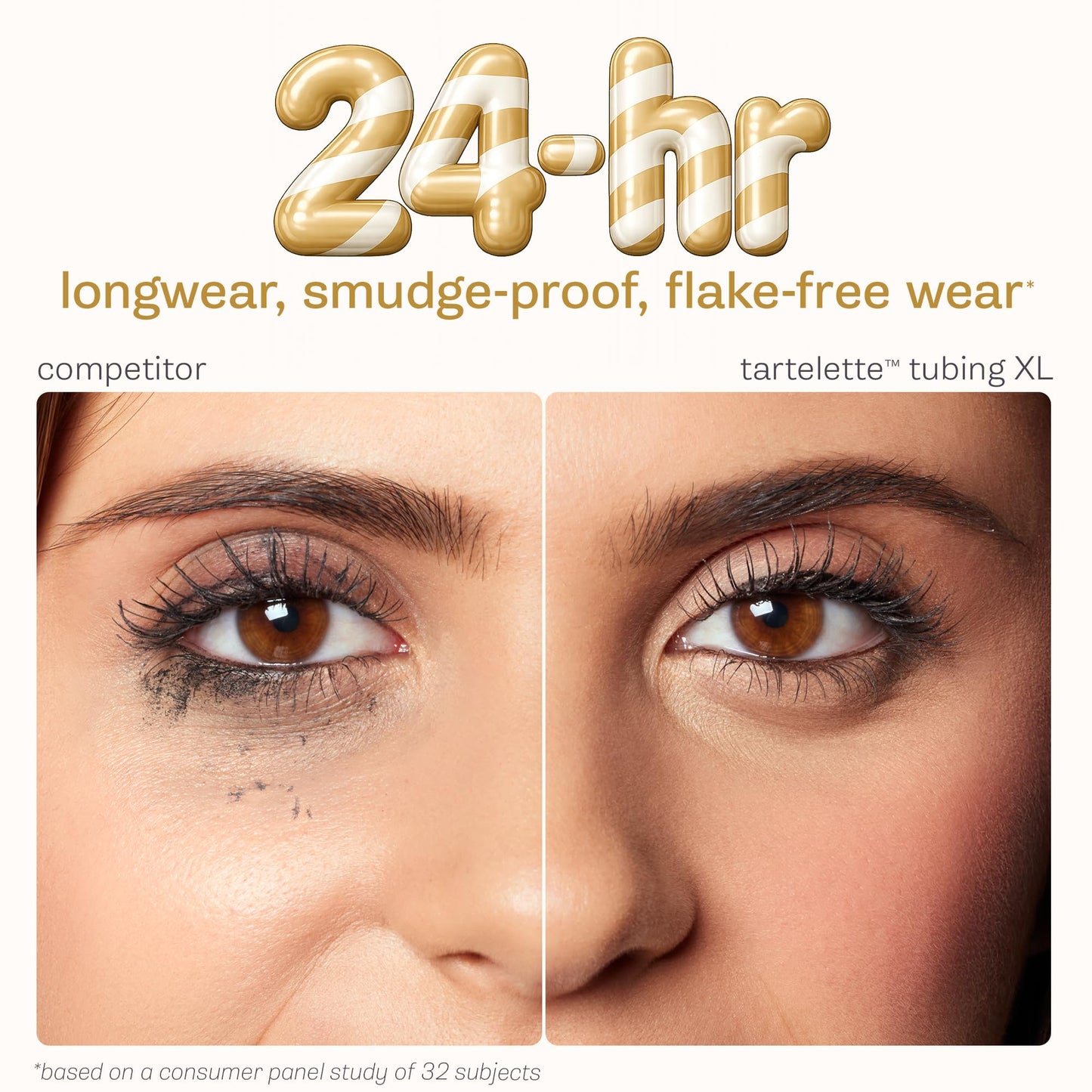 tarte tartelette XL tubing mascara – Lash Extensions in a Tube with Peptide, Extra-Bold Buildable Length & Volume, Smudge-Proof Longwear, Easy-to-Remove, Vegan & Cruelty-Free, travel size, black