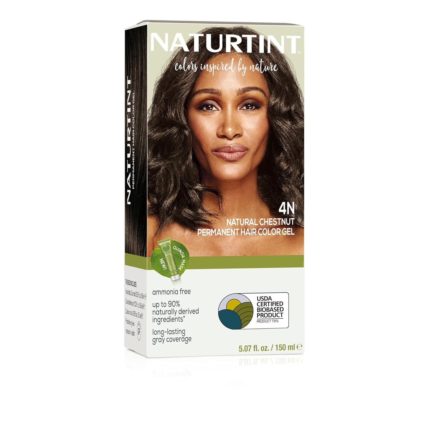 Naturtint 7N Hazelnut Blonde Permanent Hair Color | Ammonia-Free, Vegan, 100% Gray Coverage, Long-Lasting Results