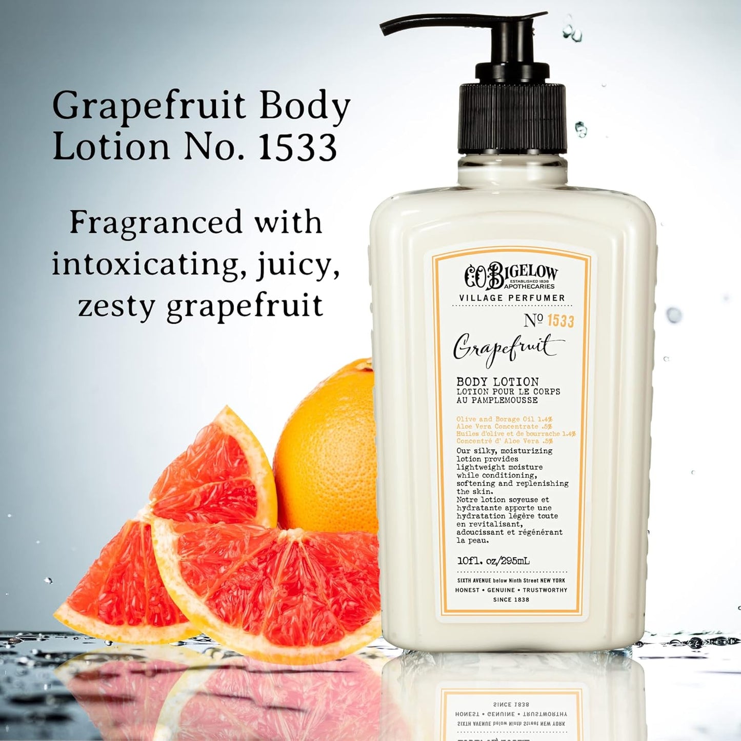 Grapefruit Apothecary Duo Skin Care Gift Set - Body Wash & Lotion | 10 Fl Oz Set of 2