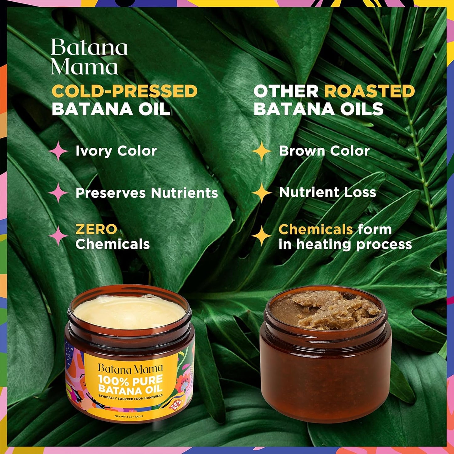 Premium Cold-Pressed Batana Oil for Hair Growth | 100% Pure & Organic, Natural Hair Mask from Honduras