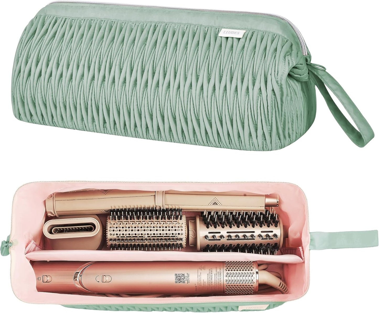 Dyson Airwrap Travel Case - Organizer for Shark Hair Dryer & Airstraight Flex Style | Beige