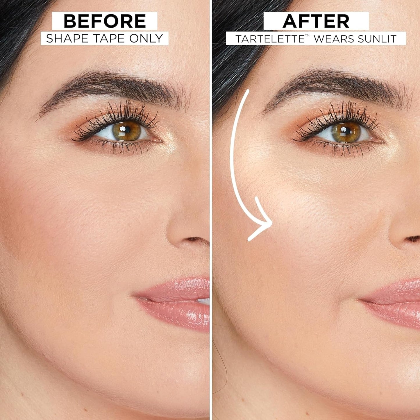 Tarte Shape Tape Glow Powder - Buildable Highlighter with Mineral Pigments | Natural Radiant Finish, Vegan & Cruelty-Free
