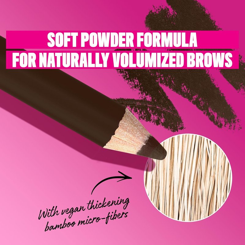 NYX Eyebrow Pencil - Buildable Volume for 12HR Wear | Vegan Formula in Brown