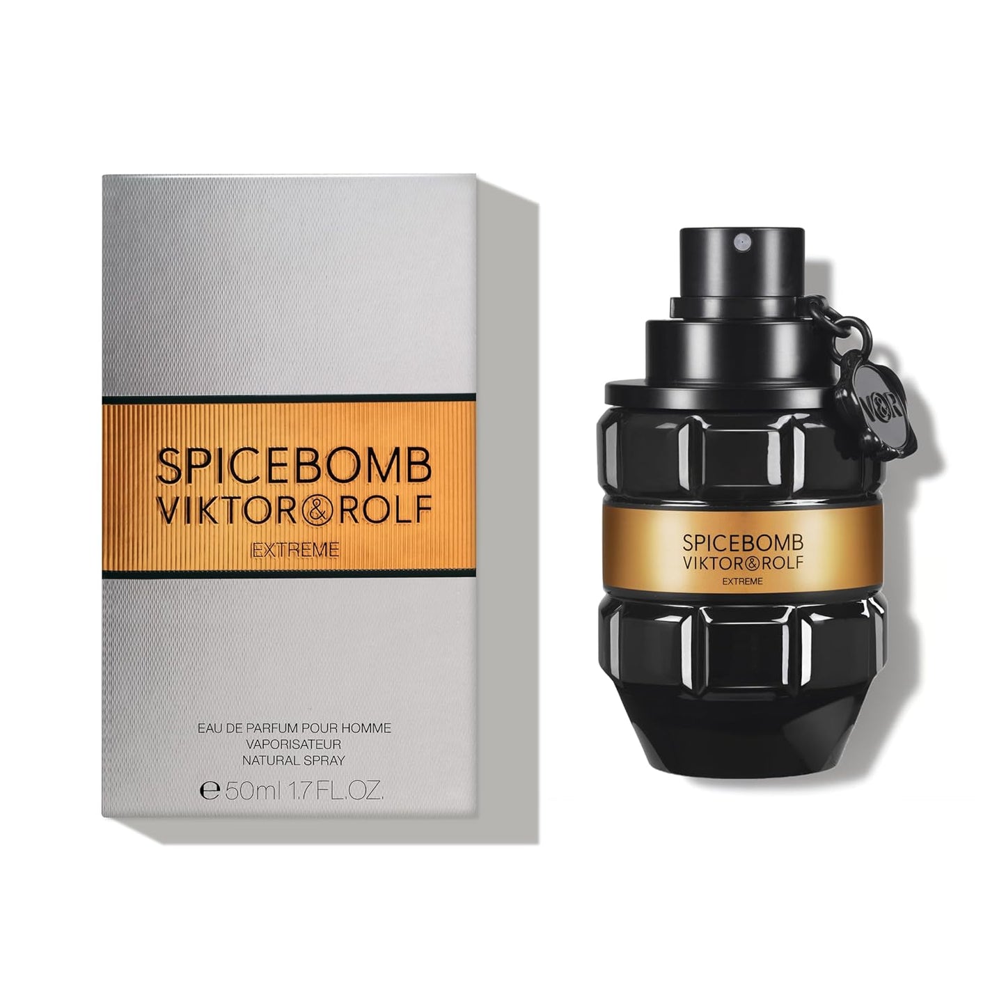 Viktor&Rolf Spicebomb Extreme Eau de Parfum | Woody & Spicy Men's Cologne with Amber & Vanilla Notes