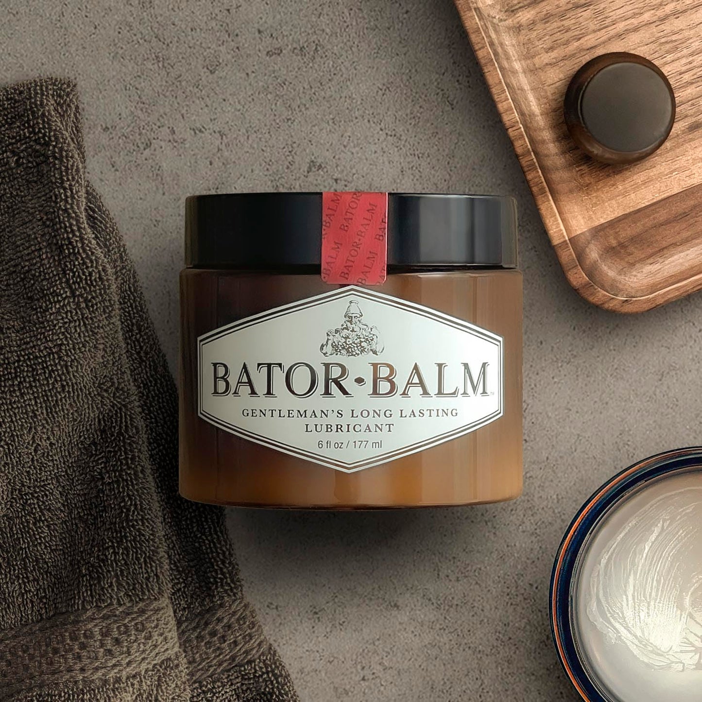Bator Balm Premium Oil-Based Personal Lubricant for Men - Long-Lasting, Moisturizing, Easy Clean-Up | 6oz